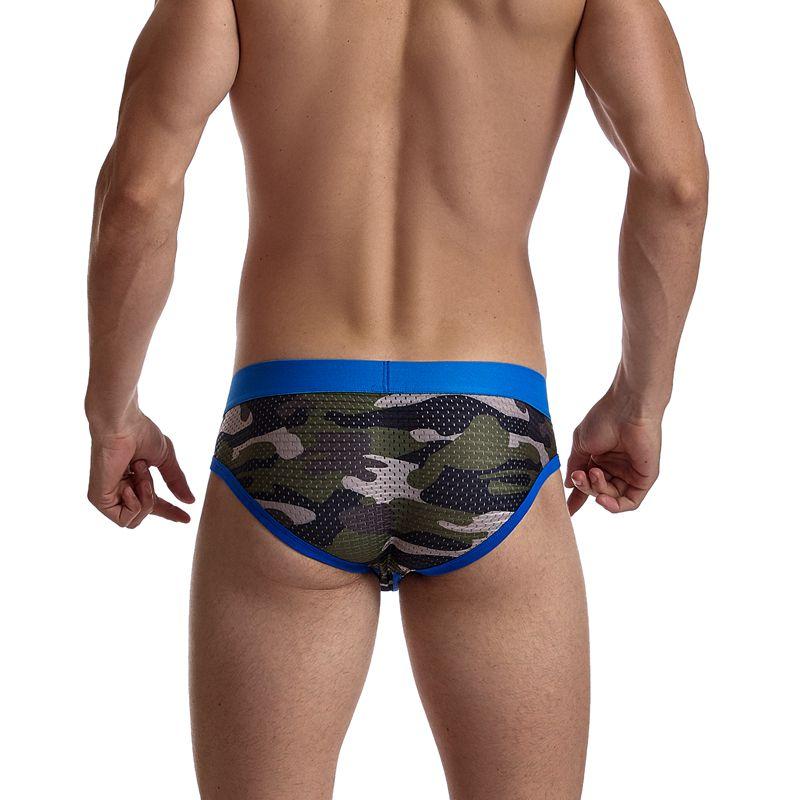 ORVLS Jockmail Mesh Camo Briefs | dmunderwear detail image 4