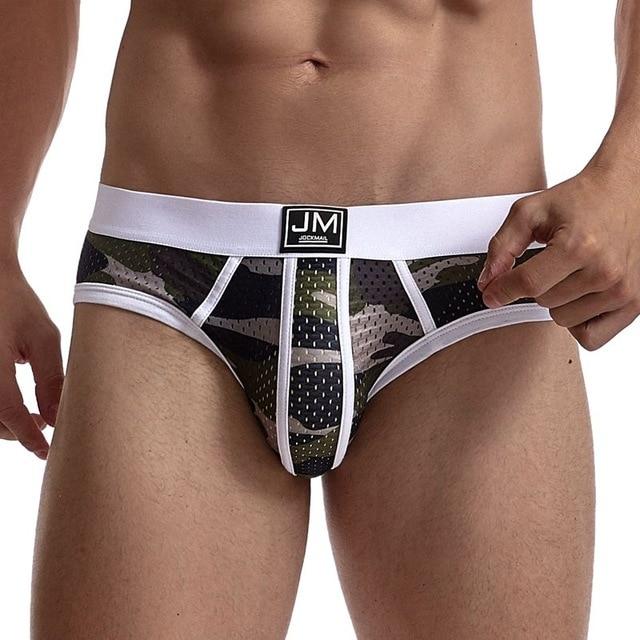 ORVLS Jockmail Mesh Camo Briefs | dmunderwear detail image 9