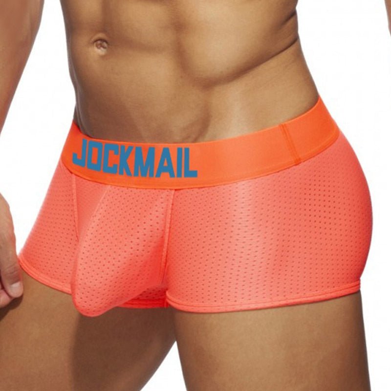 ORVLS Jockmail Neon Mesh Boxer Briefs 4-Pack | dmunderwear detail image 2
