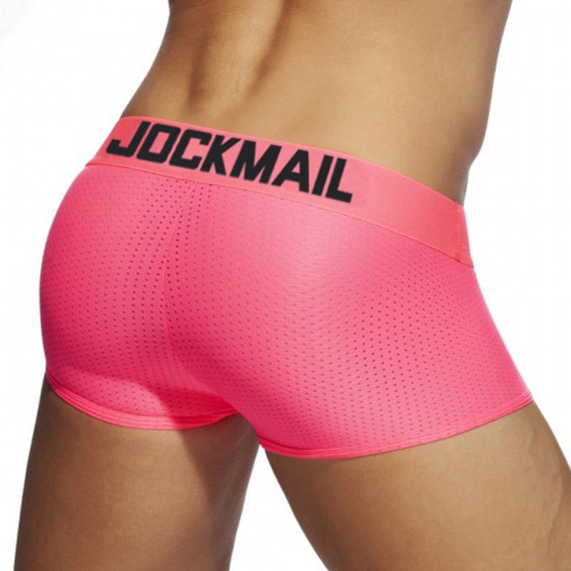 ORVLS Jockmail Neon Mesh Boxer Briefs 4-Pack | dmunderwear detail image 5