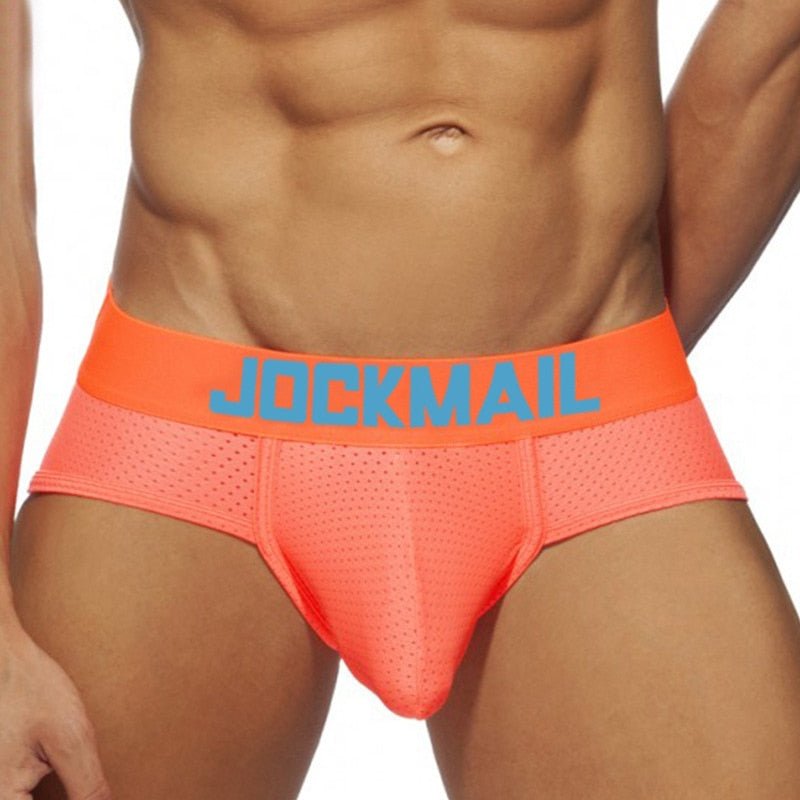 ORVLS Jockmail Neon Mesh Briefs 4-Pack | dmunderwear detail image 8