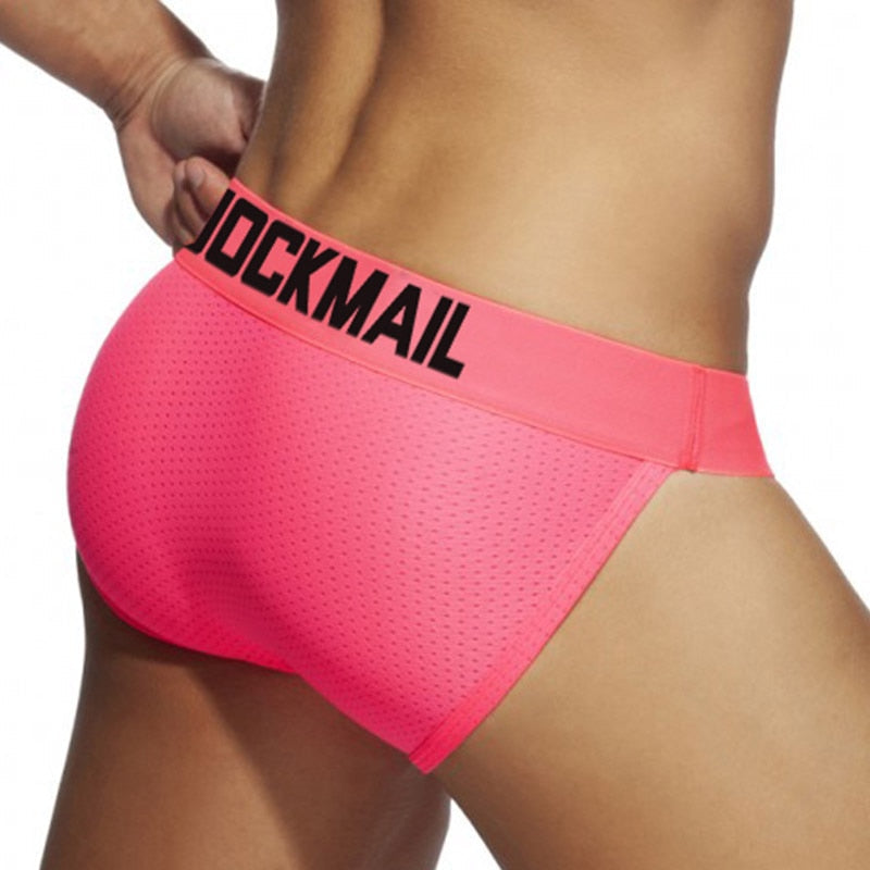 Jockmail Neon Party Bikini Briefs | dmunderwear detail image 11