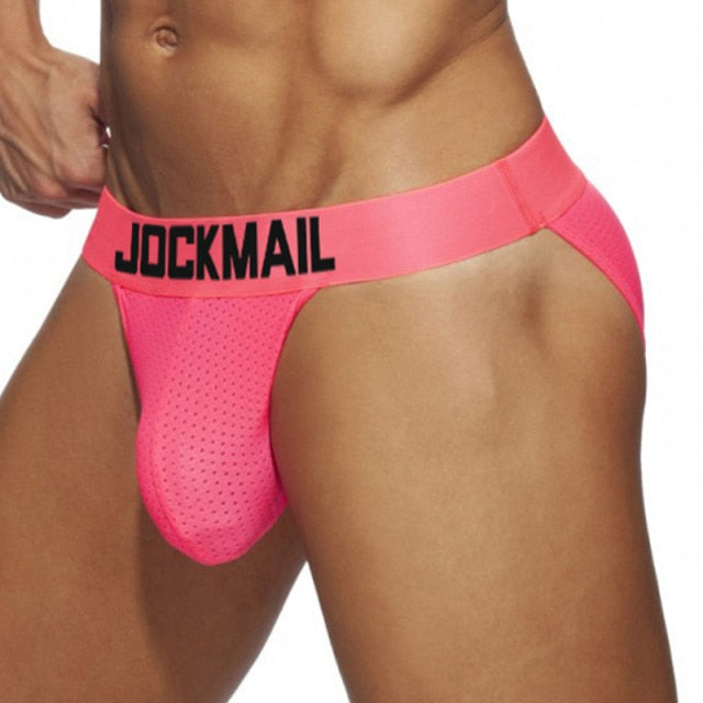Jockmail Neon Party Bikini Briefs | dmunderwear detail image 2
