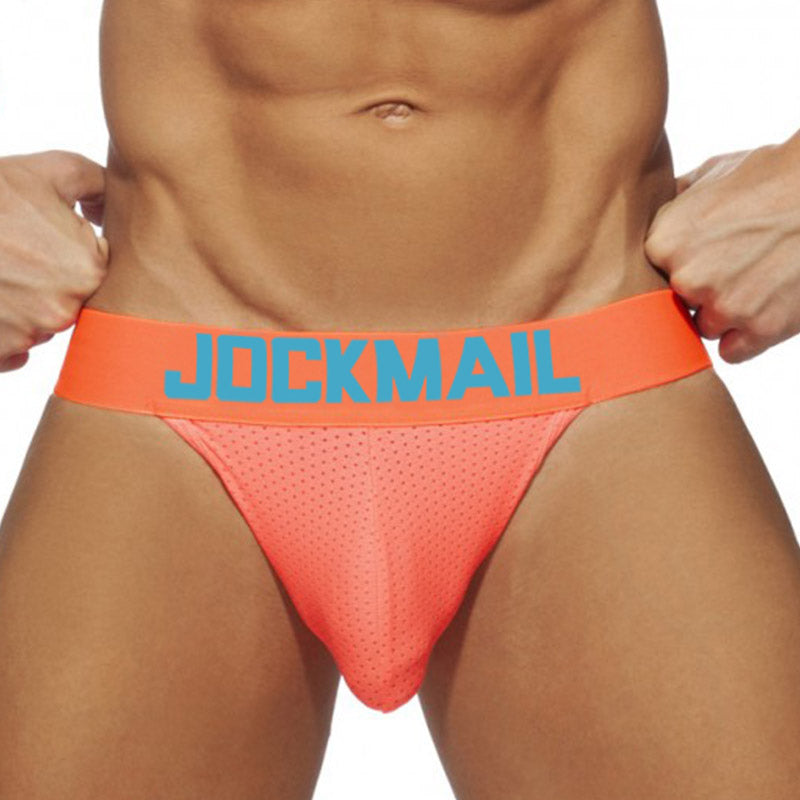 Jockmail Neon Party Jockstrap | dmunderwear detail image 9