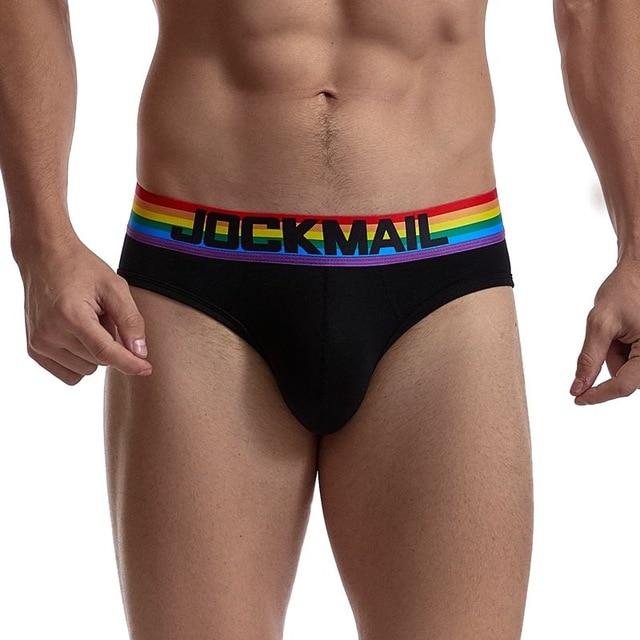ORVLS Jockmail Rainbow Band Briefs | dmunderwear