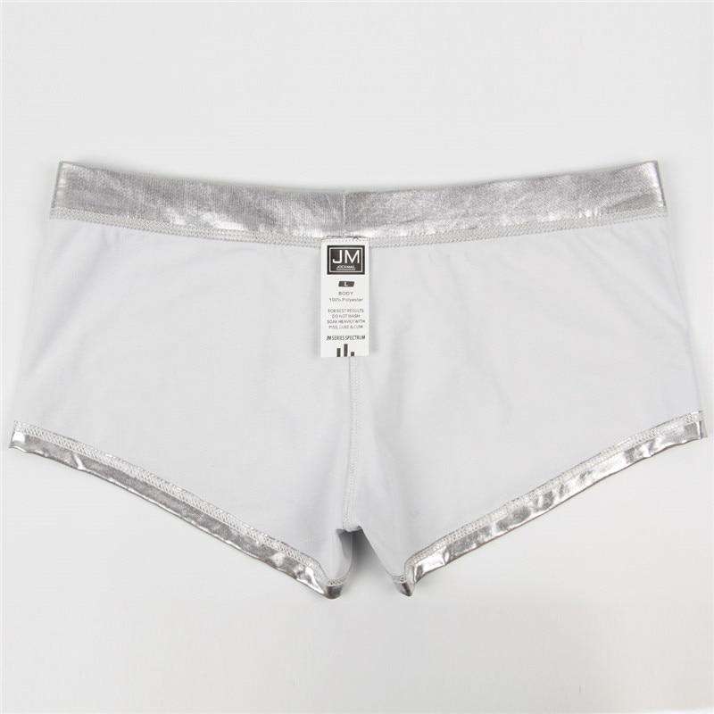 Jockmail Shiny PU Leather Boxers | dmunderwear detail image 11