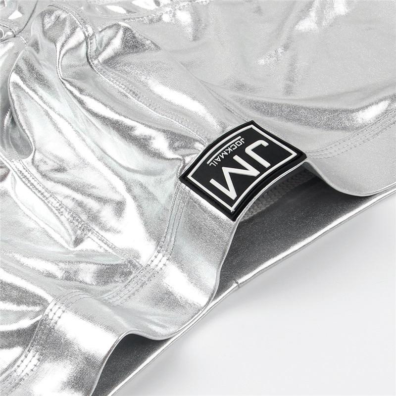 Jockmail Shiny PU Leather Boxers | dmunderwear detail image 8