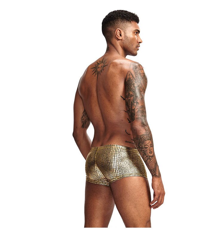 Shimmer Snakeskin Boxers | dmunderwear detail image 12