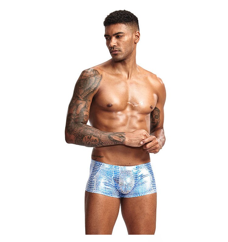 Shimmer Snakeskin Boxers | dmunderwear detail image 3