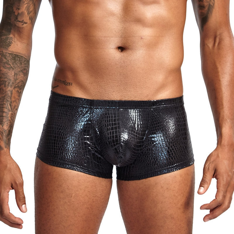 Shimmer Snakeskin Boxers | dmunderwear detail image 5