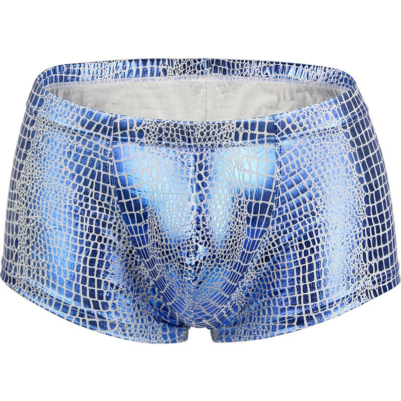 Shimmer Snakeskin Boxers | dmunderwear detail image 8