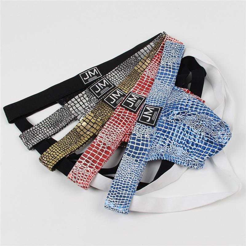 Jockmail Snakeskin Jockstrap | dmunderwear detail image 10