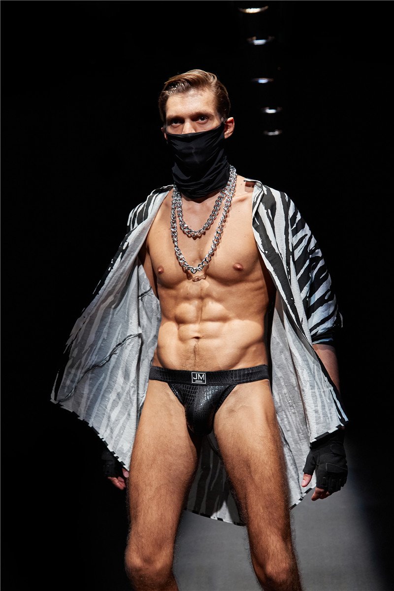 Jockmail Snakeskin Jockstrap | dmunderwear detail image 3