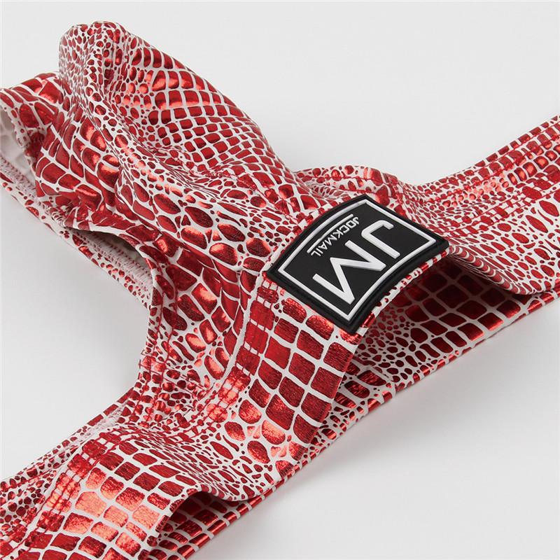 Jockmail Snakeskin Thong | dmunderwear detail image 12