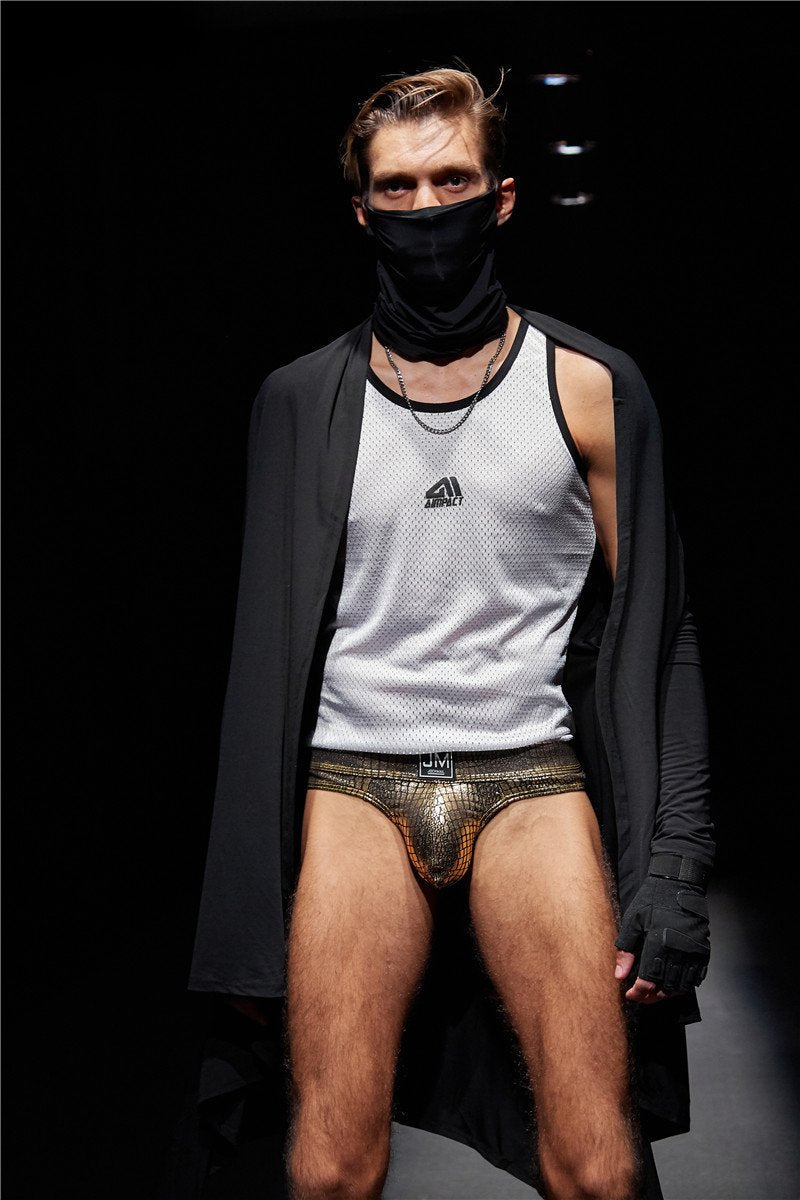 Jockmail Snakeskin Thong | dmunderwear detail image 6