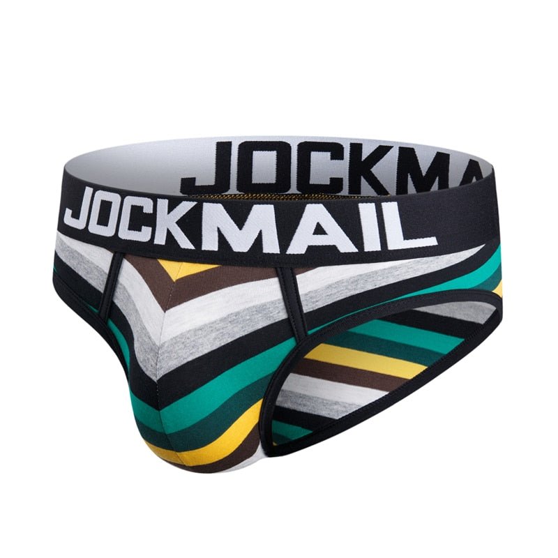 Jockmail Striped Briefs 3-Pack | dmunderwear detail image 6