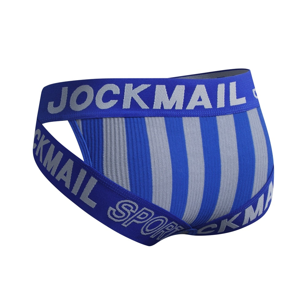 JOCKMAIL Striped & Strapped Briefs | dmunderwear detail image 12