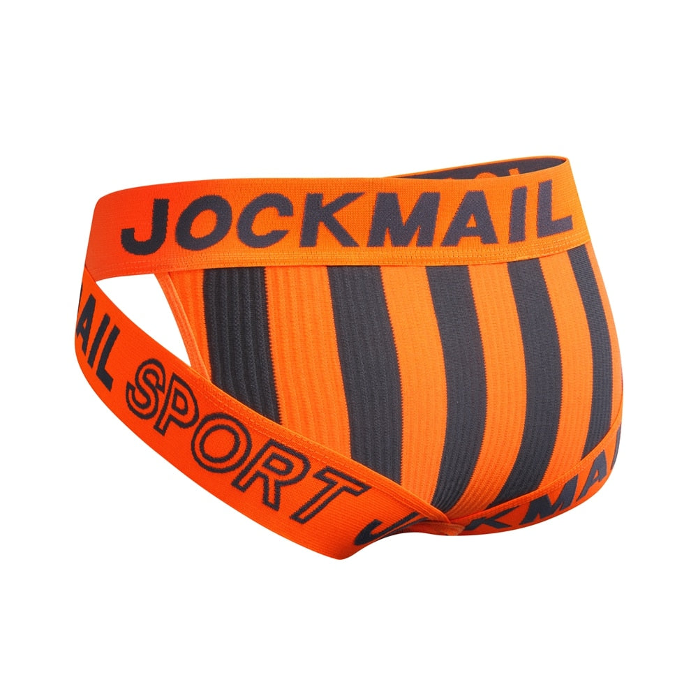 JOCKMAIL Striped & Strapped Briefs | dmunderwear detail image 13