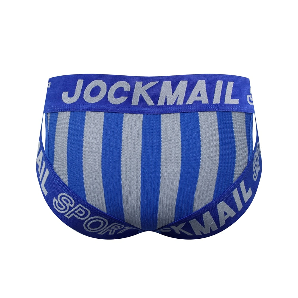 JOCKMAIL Striped & Strapped Briefs | dmunderwear detail image 15
