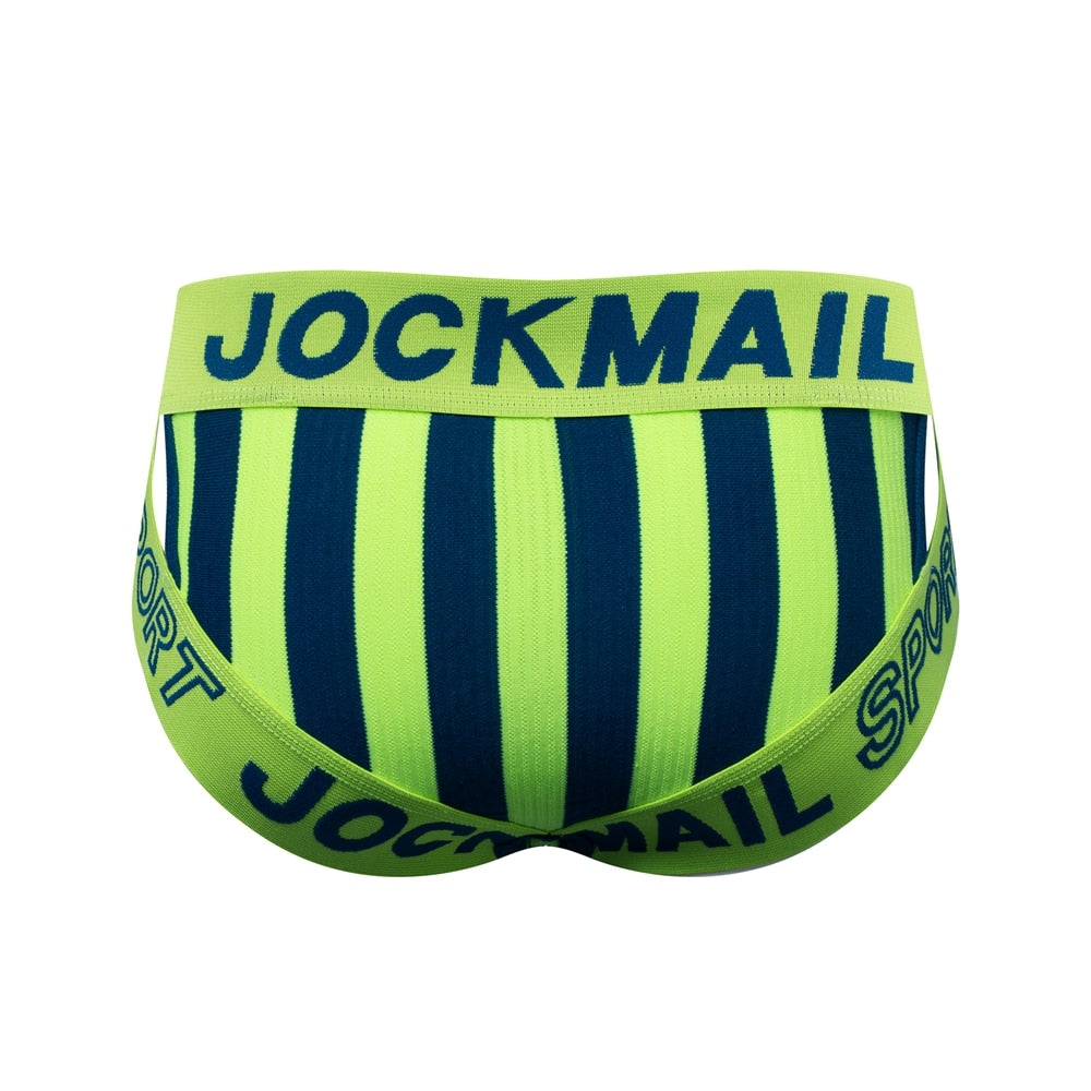 JOCKMAIL Striped & Strapped Briefs | dmunderwear detail image 17