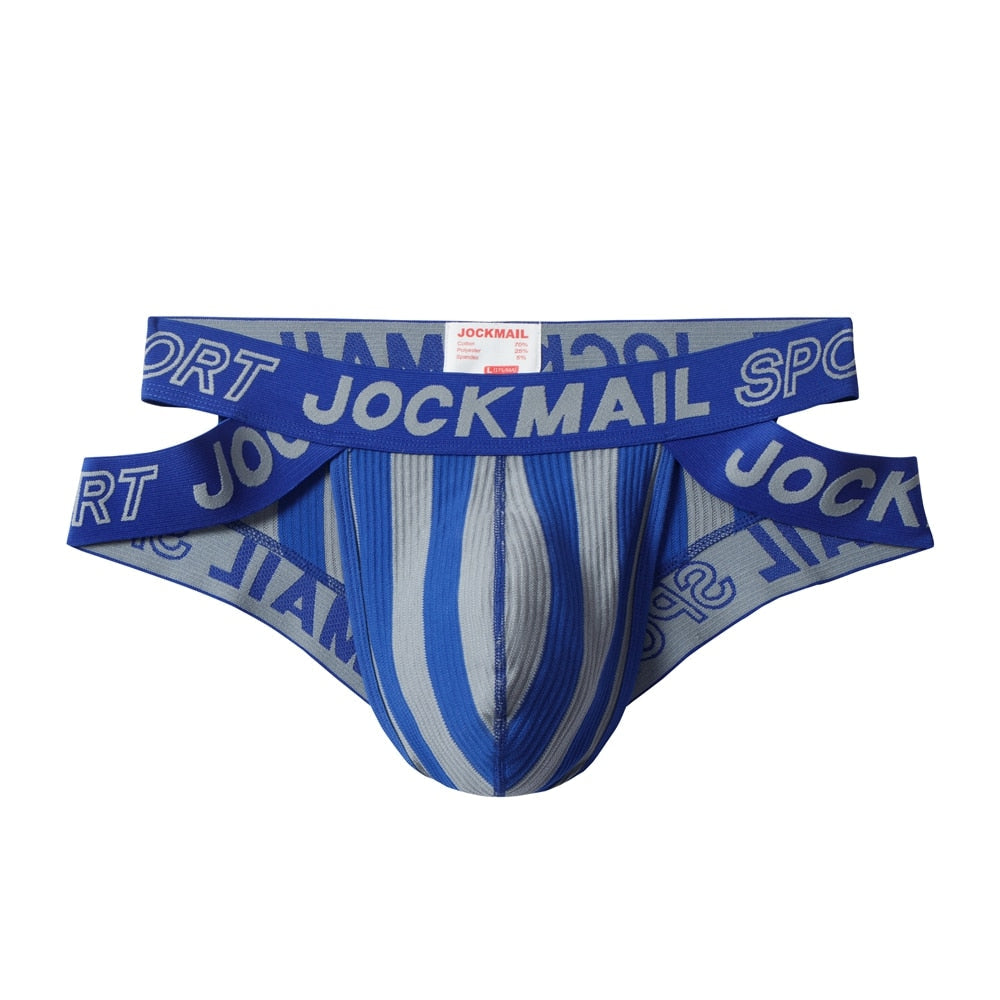 JOCKMAIL Striped & Strapped Briefs | dmunderwear detail image 20