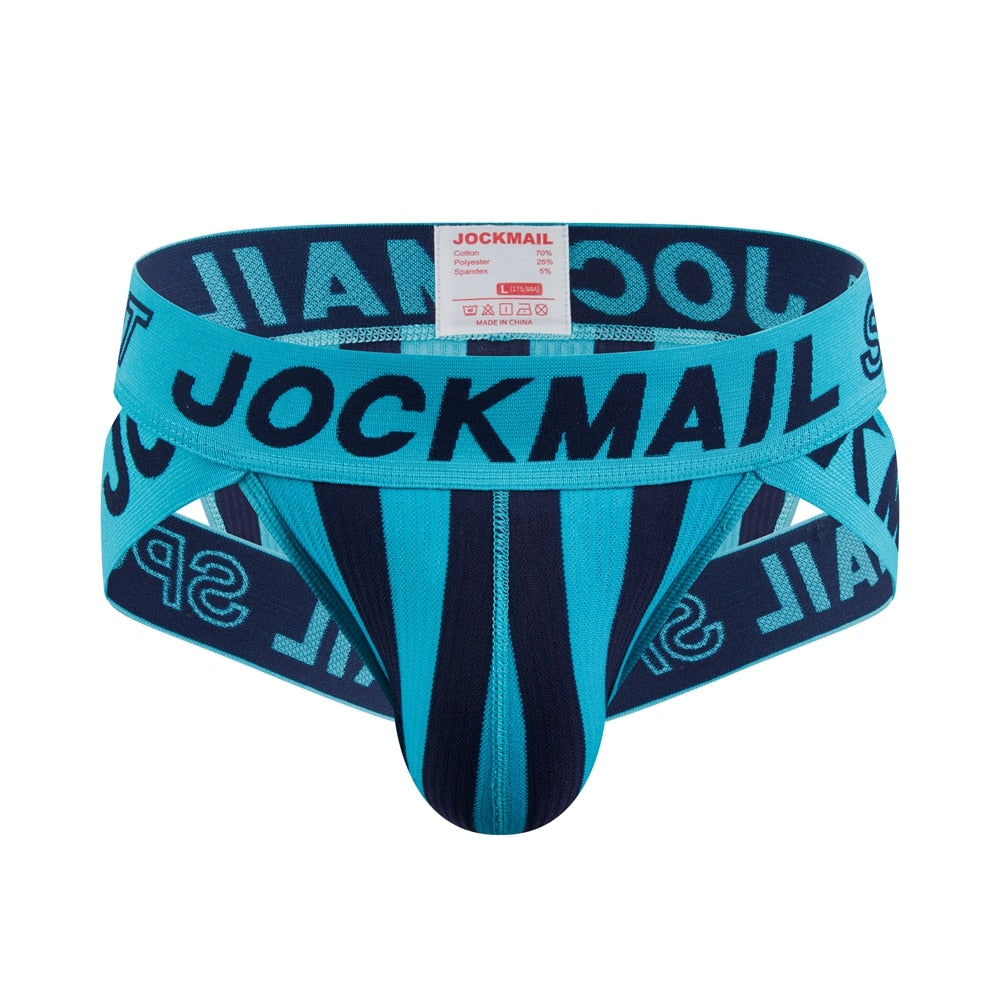JOCKMAIL Striped & Strapped Briefs | dmunderwear detail image 5