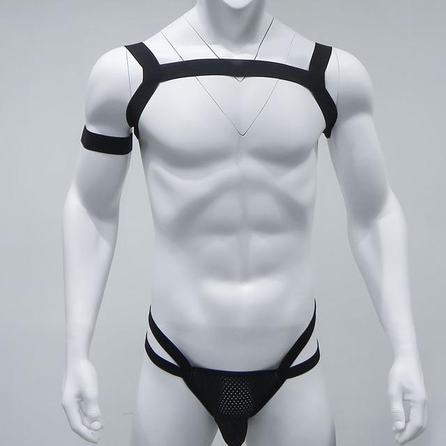 ORVLS Jockstrap + Chest Harness | dmunderwear detail image 4