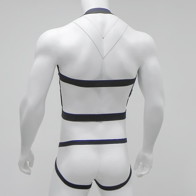 ORVLS Jockstrap + Intercostal Chest Harness | dmunderwear detail image 3