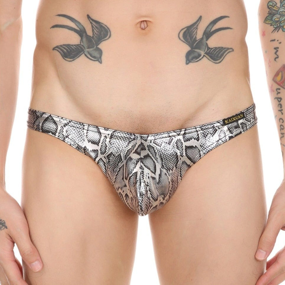 Kinky Reptile Bikini Briefs | dmunderwear