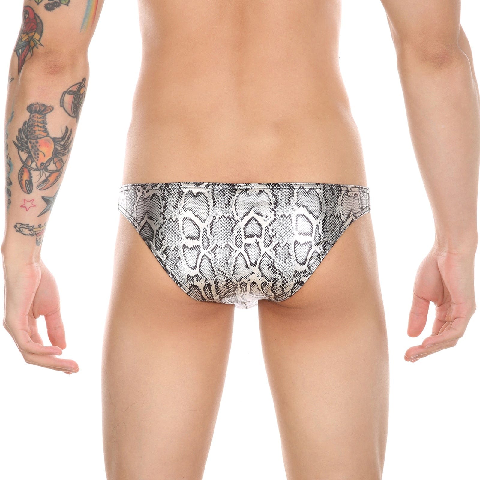 Kinky Reptile Bikini Briefs | dmunderwear detail image 2