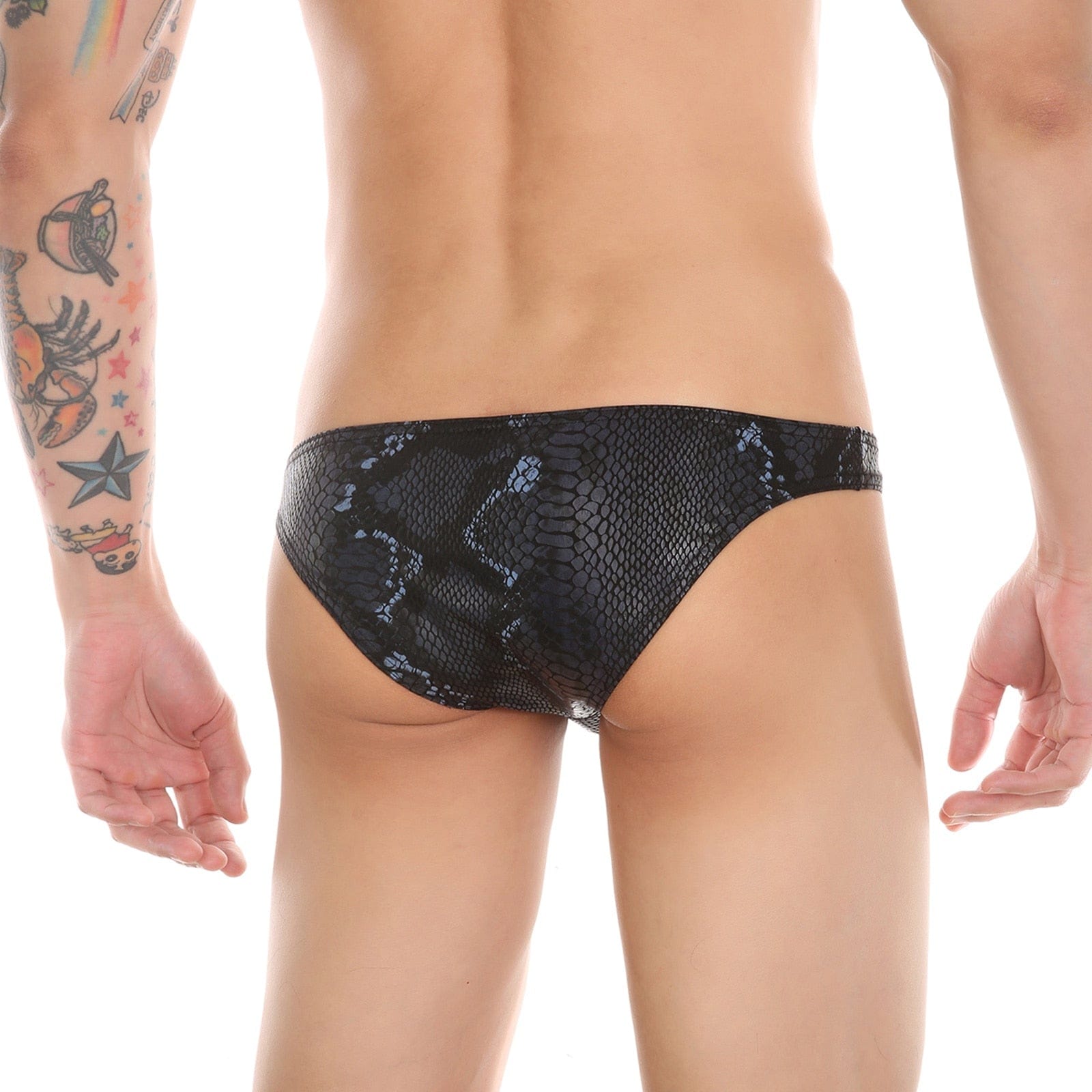 Kinky Reptile Bikini Briefs | dmunderwear detail image 4