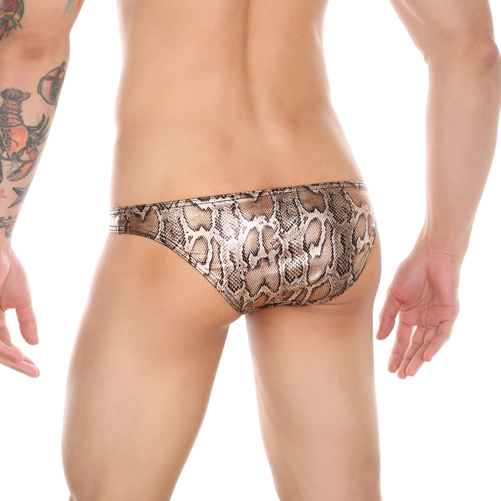 Kinky Reptile Bikini Briefs | dmunderwear detail image 6