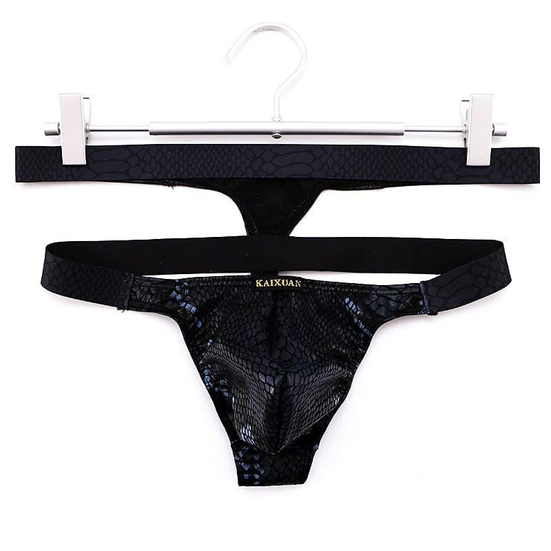 Kinky Reptile Thong | dmunderwear detail image 3