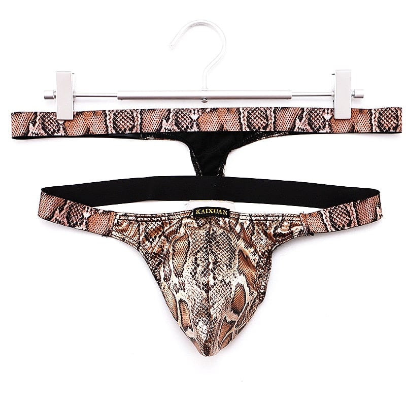 Kinky Reptile Thong | dmunderwear detail image 6