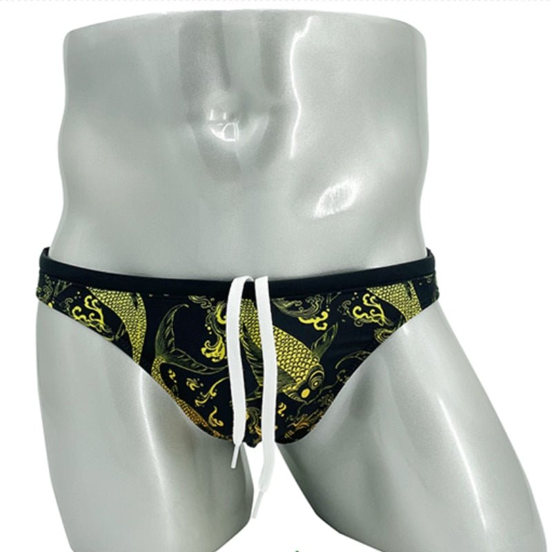 ORVLS Koi Super Skinny Swim Briefs | dmunderwear detail image 5