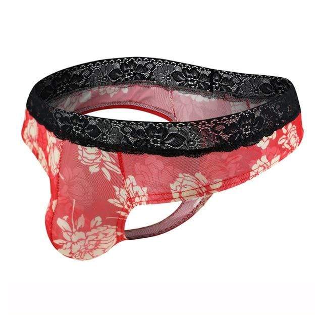 Lace Flower Thong | dmunderwear
