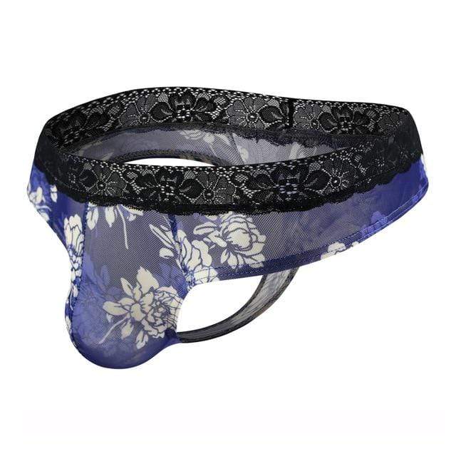 Lace Flower Thong | dmunderwear detail image 2