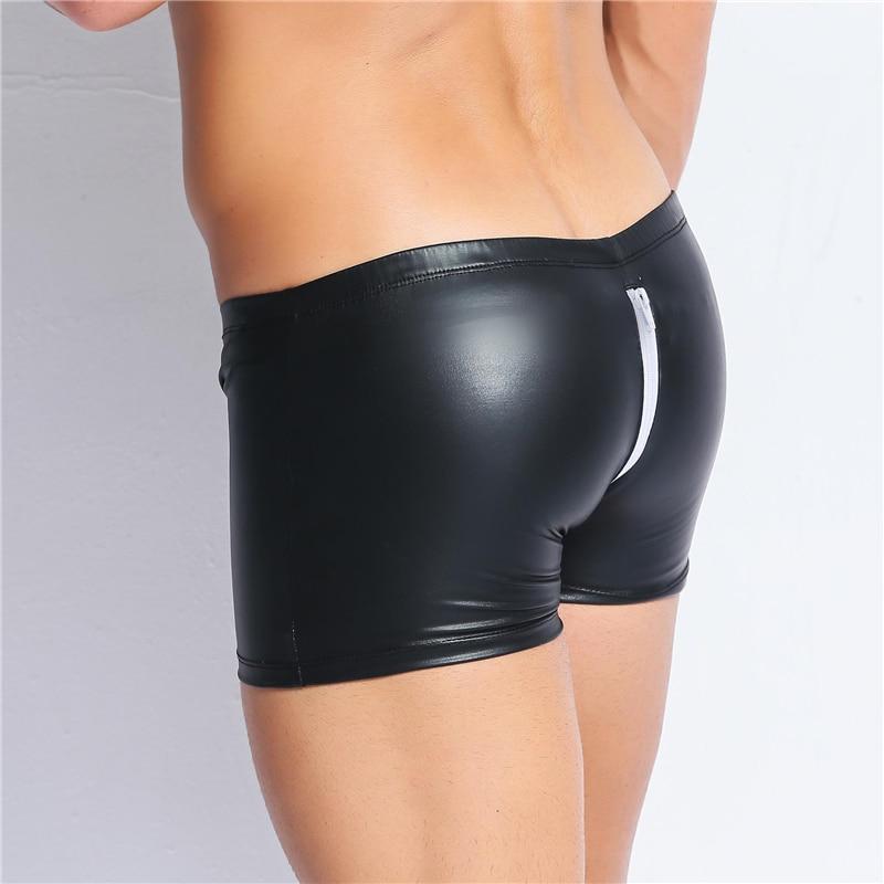 Latex Zip Fetish Boxers | dmunderwear detail image 3