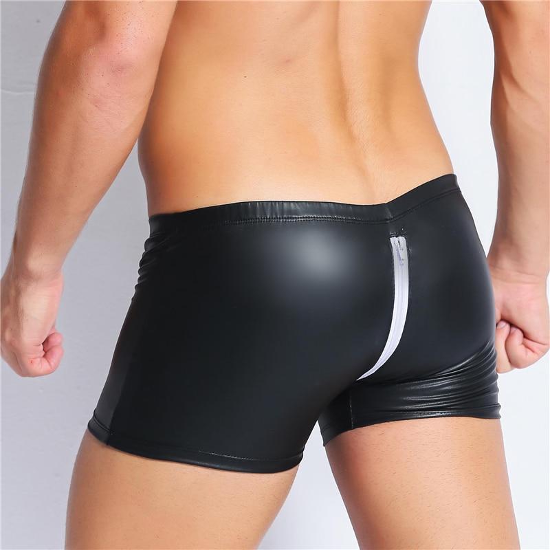 Latex Zip Fetish Boxers | dmunderwear detail image 4
