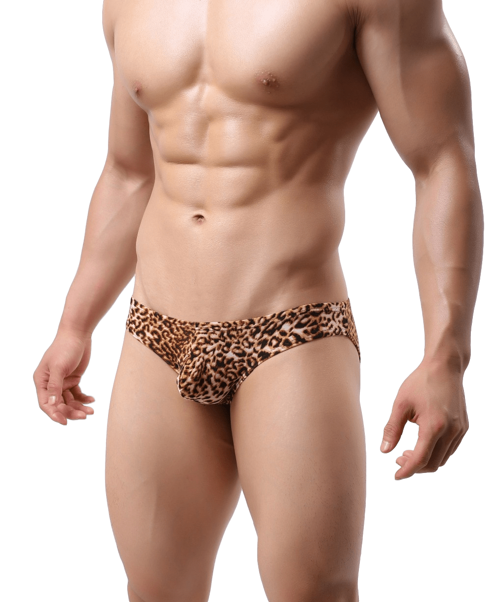Leopard Bulge Jockstrap | dmunderwear detail image 3
