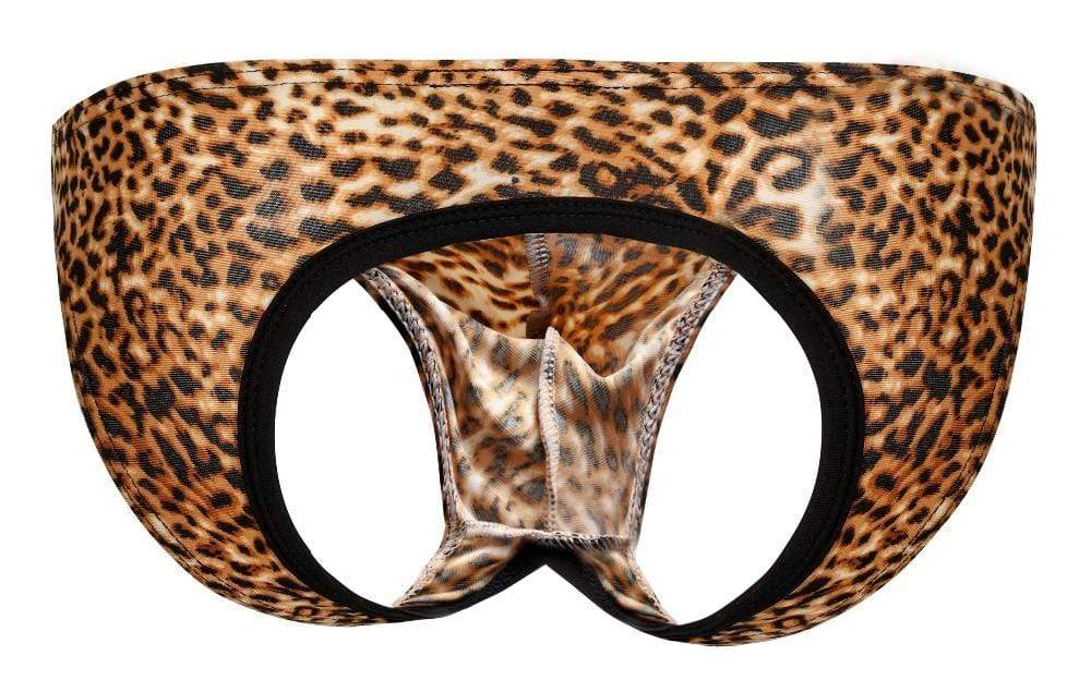 Leopard Bulge Jockstrap | dmunderwear detail image 4