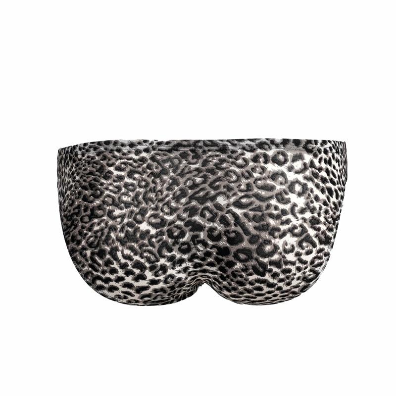 ORVLS Leopard Print Side Mesh Briefs | dmunderwear detail image 4