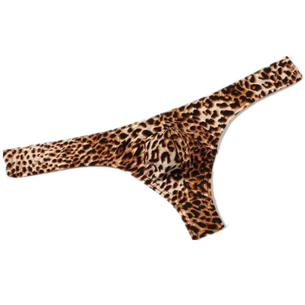 Leopard Print Thong | dmunderwear detail image 2