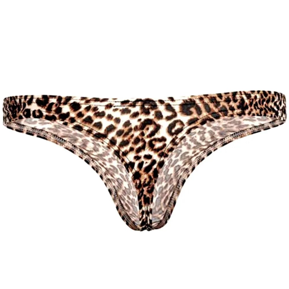 Leopard Print Thong | dmunderwear detail image 5