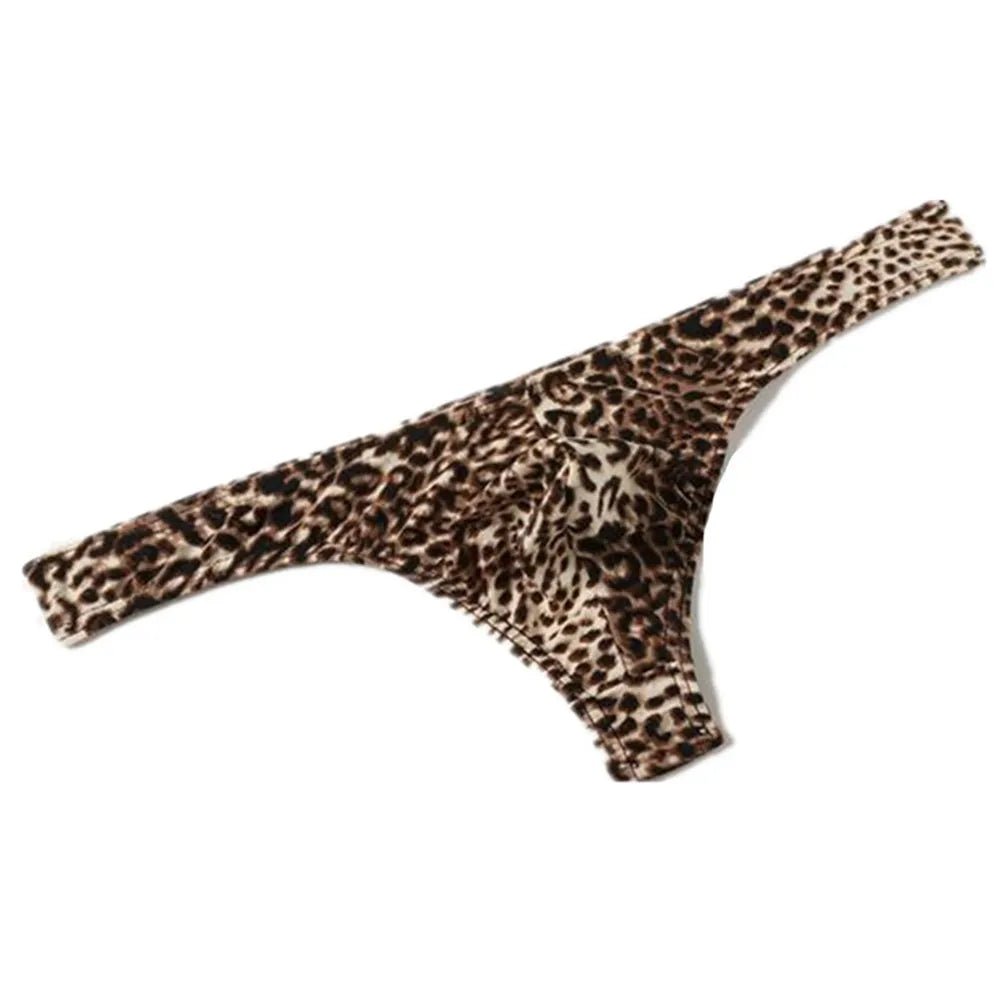 Leopard Print Thong | dmunderwear detail image 6