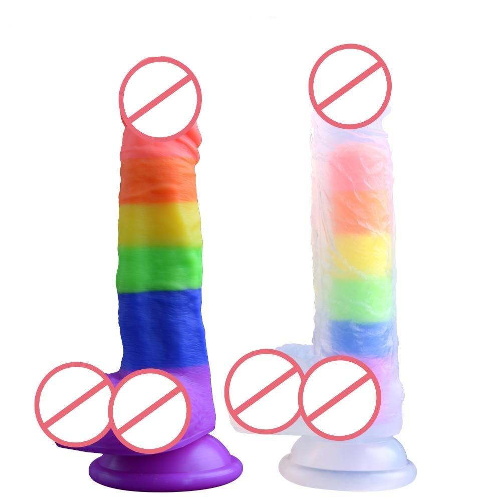 LGBT Pride Silicone Dildo / Sex Toy | dmunderwear