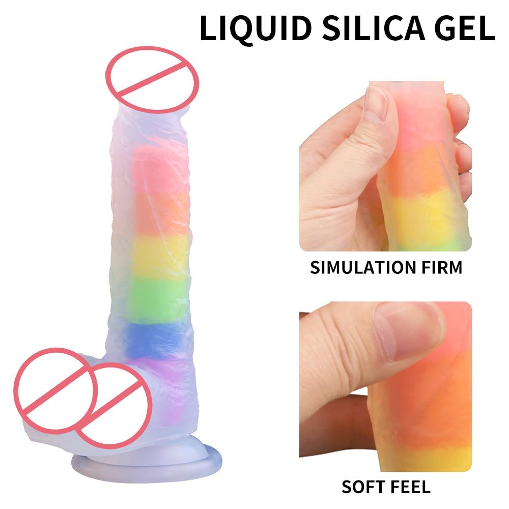 LGBT Pride Silicone Dildo / Sex Toy | dmunderwear detail image 3