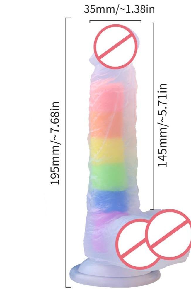 LGBT Pride Silicone Dildo / Sex Toy | dmunderwear detail image 6