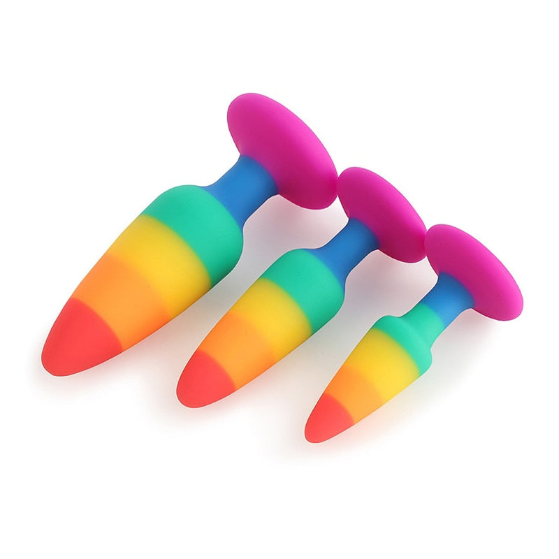 LGBT Rainbow Butt Plug | dmunderwear detail image 11