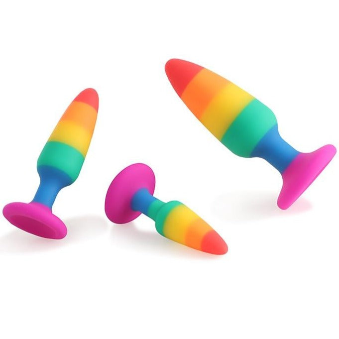 LGBT Rainbow Butt Plug | dmunderwear detail image 13